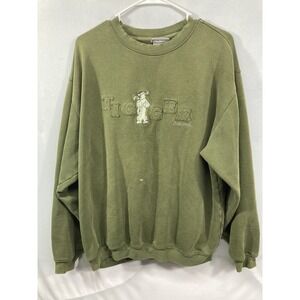 Vintage Tigger Distress Embroidered Pullover Sweatshirt - Winnie The Pooh Vtg